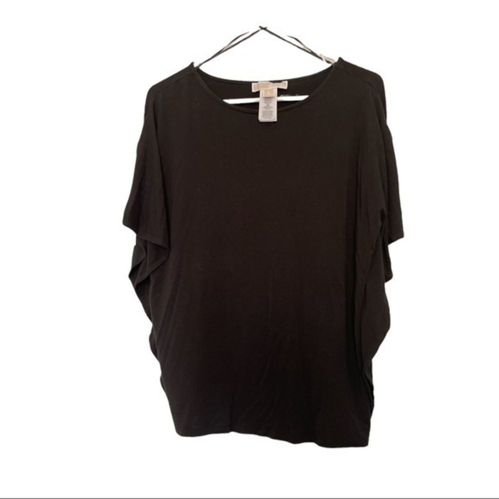 Michael Michael Kors Black Wing Blouse Sz Med EUC #6251